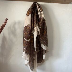Vintage Italian Polyester Scarf